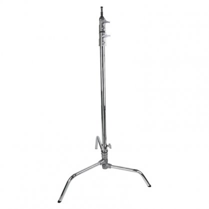 KUPO CT-40M 40'' C Stand with Turtle Base - Silver
