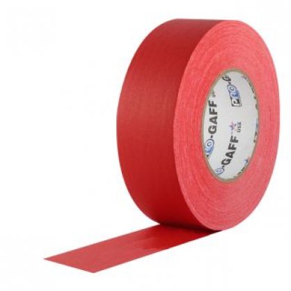 GAFFA 655-25R Páska červená textilní 2,5cm/50m