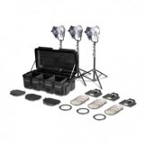 Tungsten Fresnel 1000W Junior 3 Kit