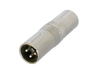 Adapter, XLR3 male- XLR3 male NK NA3MM Obracečka