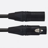 0,5m CANFORD CABLE Černý Neutrik Pozlacené  kontakty XLR3F-XLR3M-HST, černý (38-4610)